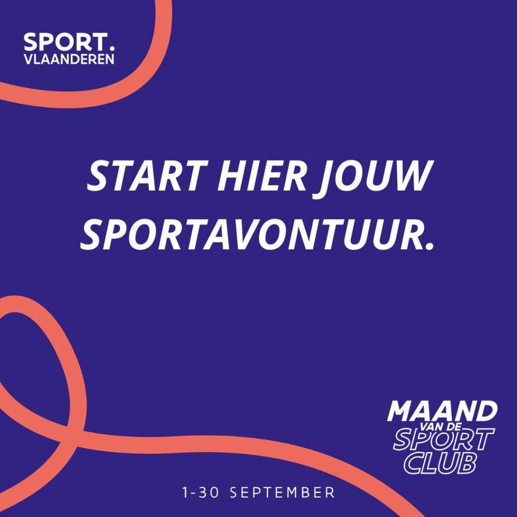 Maand van de sportclub affiche